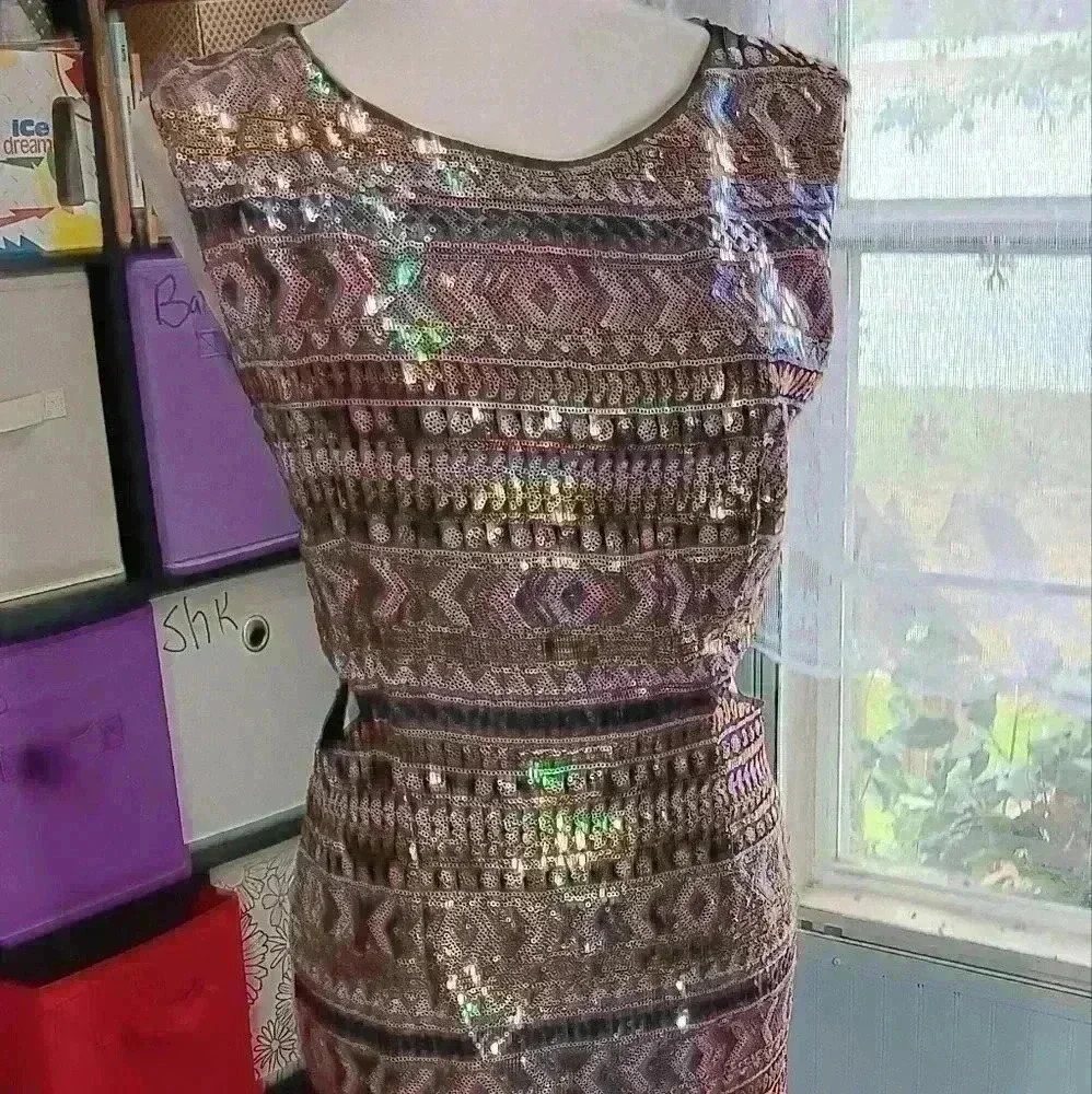 "FOREVER 21 EXCLUSIVE " Ladies sequinedโ party dress Size M